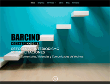Tablet Screenshot of construcciones-barcino.com